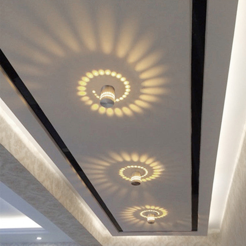 Spiral Shadow LED Wall or Ceiling Light