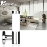 Waterproof Indoor/Outdoor Cylinder Sconce